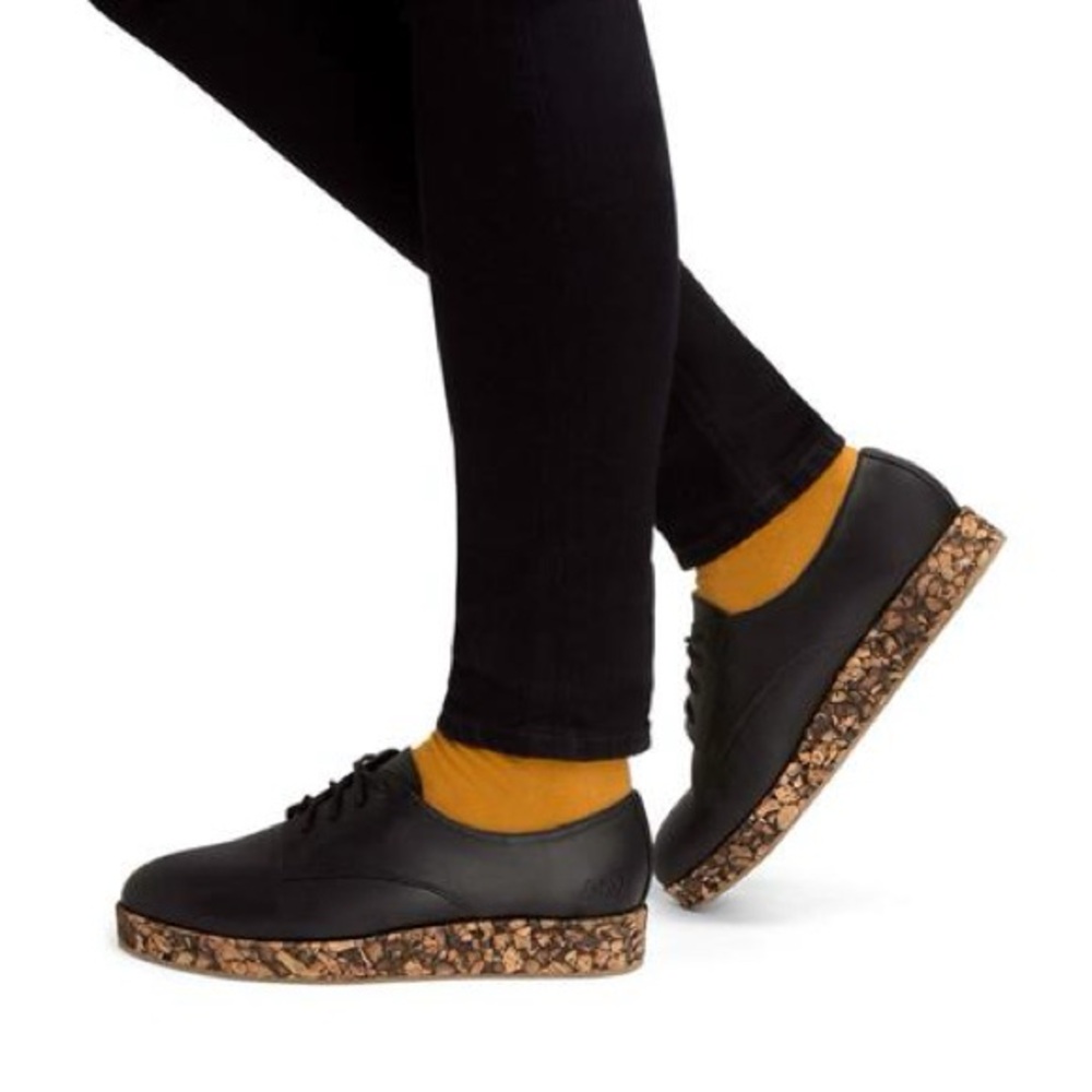 Matt & Nat Hall Cork Platform Oxford, Size 7